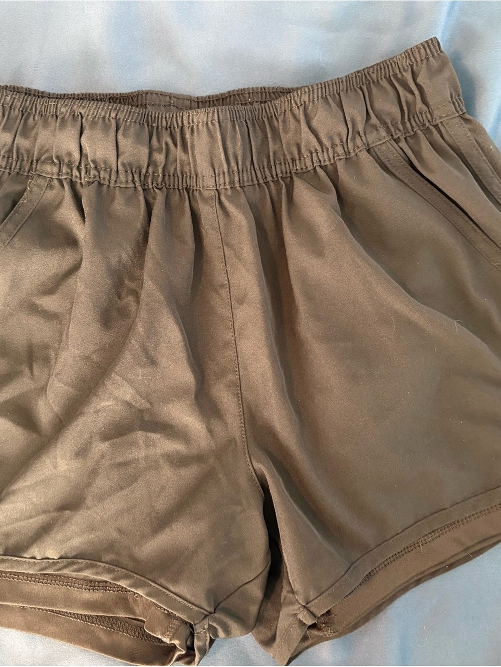 Women's Pull-On Elastic Waist Shorts - Olive